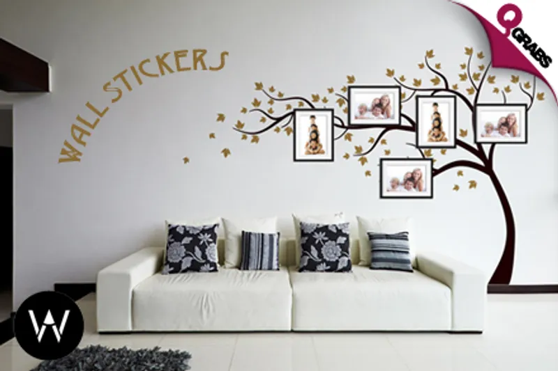 For QR59 Decorate your Home or Office Interior with Amazing Wall Stickers! (QR120 Value)